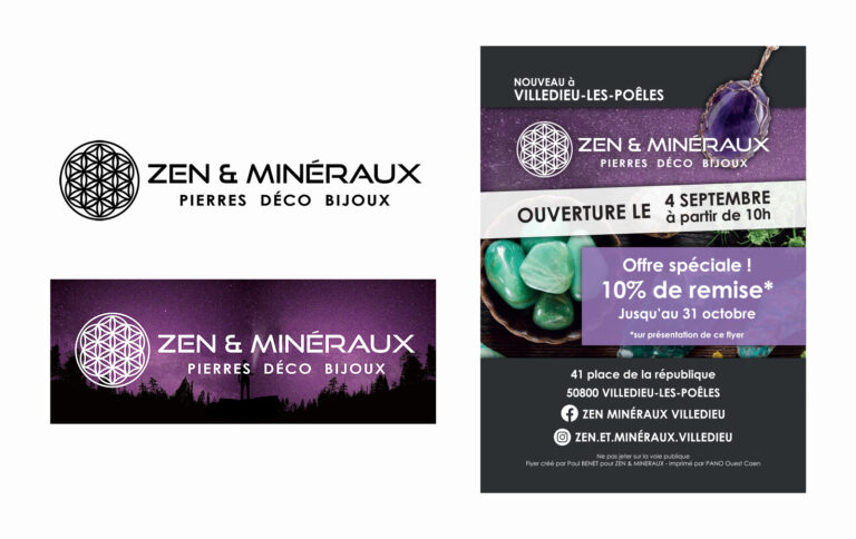 Logo Flyer Zen et minéraux